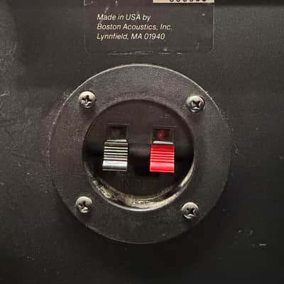 Boston Acoustics HD5 Bookshelf Speakers w/ brackets; Tested SEE VIDEO image 7