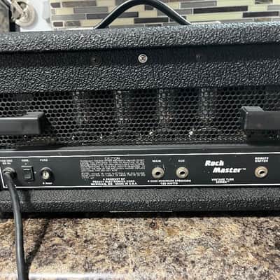 UPDATED SEE LISTING!  Peavey Rock Master Vintage Tube Series 120-Watt Guitar Head 1980s - Black. UPDATED SEE LISTING! image 6
