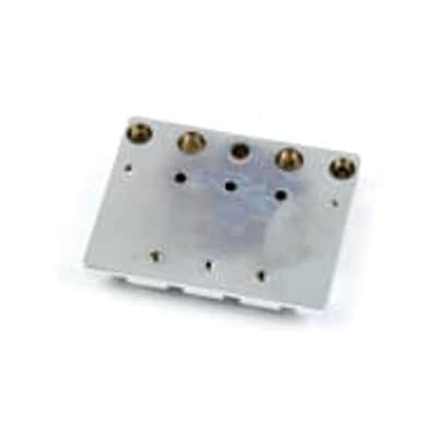 Fender HiMass 4-String Bass Bridge Assembly With Zinc Saddles Chrome image 3