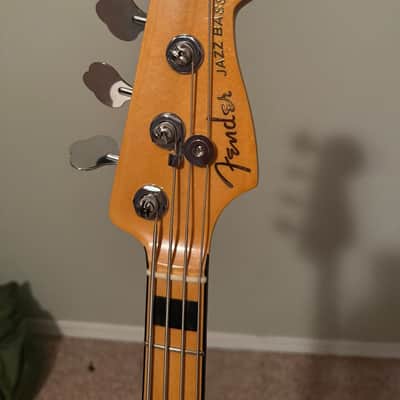 Fender American Ultra Jazz Bass with Maple Fretboard 2019 - Present - Cobra Blue image 3