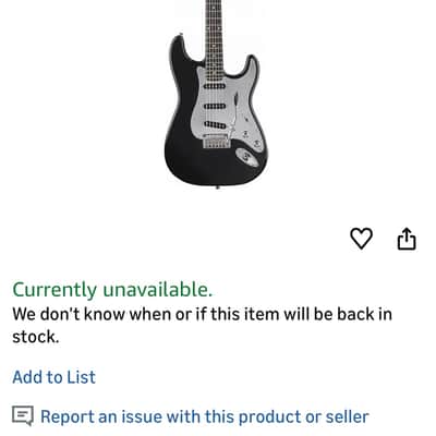 Squier Stratocaster 2011 NOS Black & Chrome image 20
