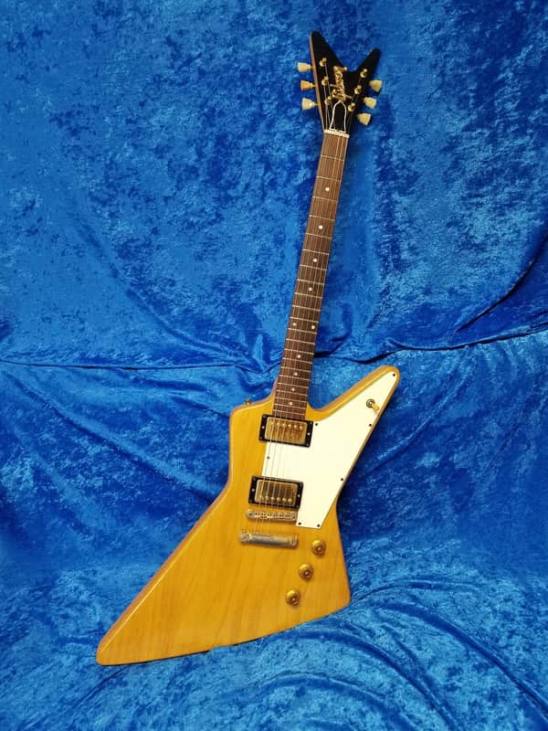 Gibson Explorer 1958/63 Factory Leftover Parts All Original Routes & Untouched Solder Re-Necked Refi image 1