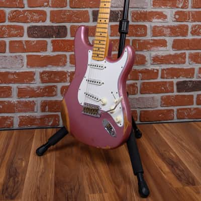 Fender Custom Shop Yngwie Malmsteen Stratocaster Heavy Relic Burgundy Mist Metallic 2026 w/OHSC image 5