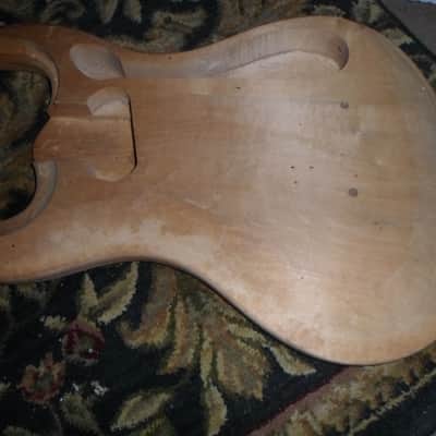 Rare Mosrite Vintage Japan Prototype Body 1960's ? by Kurokumo Mini Bass Body image 2