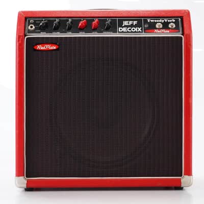Red Plate Tweedy Verb M2-TV Jeff Decoix 1x12 Guitar Combo Amplifier #52531 image 1