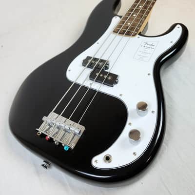 Fender Standard Precision Bass, Laurel FB, White Pickguard, Black image 1