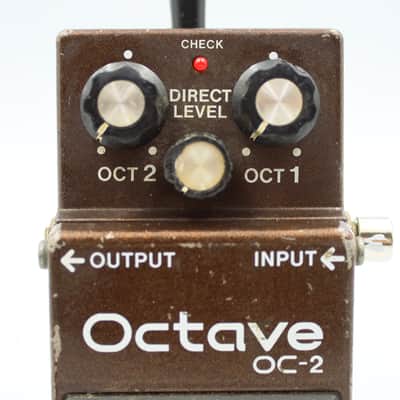 Boss OC-2 Octave Black Label 1991 Made in Taiwan ACA Vintage Octaver Guitar Effect Pedal BD07082 image 3