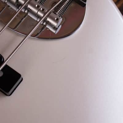 Lakland Skyline DJ-4 Darryl Jones Signature 4-String with Rosewood Fretboard - White Pearl image 5