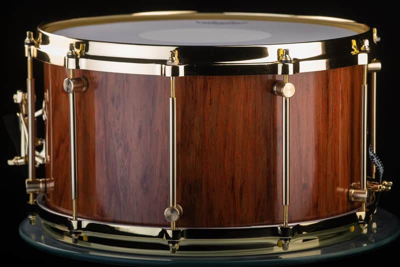 Seven Six Drum Company 8x14 Jiant Jatoba Brazilian Cherry Custom Snare Drum 2022 High Gloss Polyeste image 1