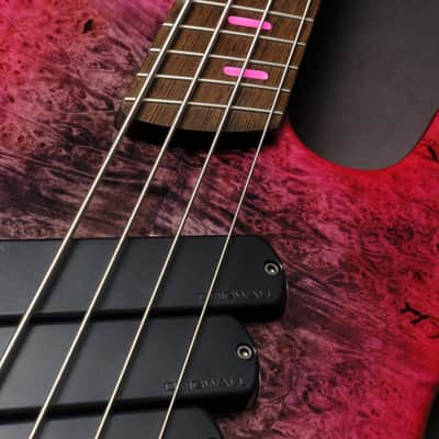 Dingwall Super J 4 - Charcoal to Pink Reverse Burst image 12