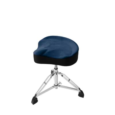 Gator Air Glide Drum Throne Saddle Seat, Blue image 3