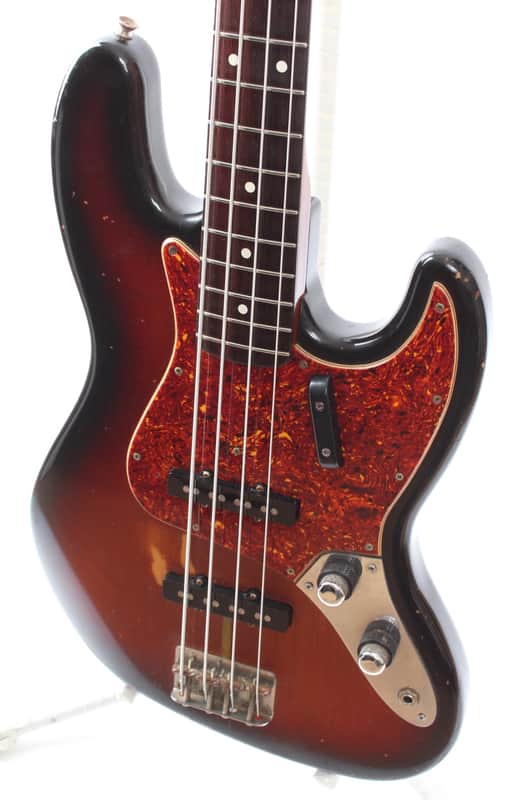 1989 Fender Jazz Bass American Vintage '62 Reissue sunburst | Reverb