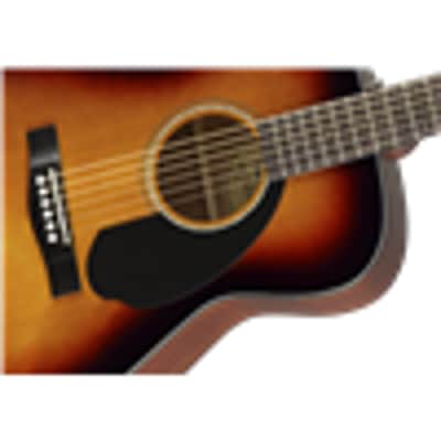 Fender CC-60S Concert Solid Spruce Top Acoustic Guitar Sunburst image 7
