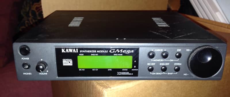 Kawai GMega Synthesizer Module 1994 Black/Grey image 1