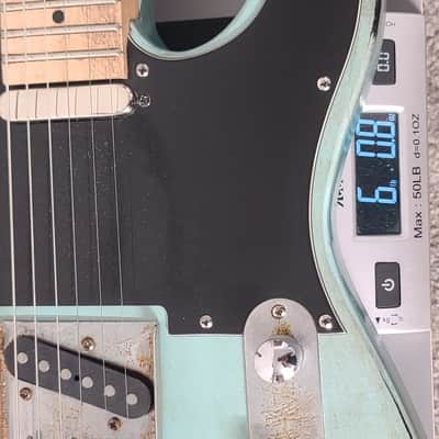 Turquoise Telecaster /. T-style Relic Telecaster 2020 - Turquoise image 4