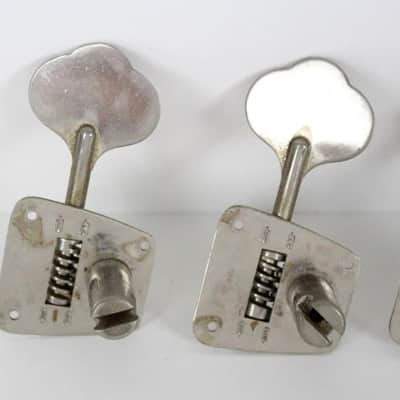 1977 Vintage Fender Precision/Jazz/Telecaster Bass Lefty TUNERS Left-Handed USA 1960s-1970s Nickel image 8
