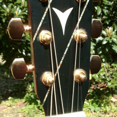 2013 K Yairi WY-1 Electric Acoustic Guitar with cutaway+K Yairi Hard Case image 6
