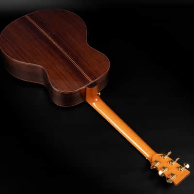 2012 Lakewood Deluxe Series J-32 Baritone - Natural High Gloss | German Custom Jumbo Baritone Acoustic Guitar 48mm Nut Width L.R. Baggs Anthem Pickup | CoA OHSC image 15