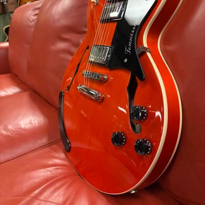 1998 Gibson Chet Atkins Tennessean Sunrise Orange image 7