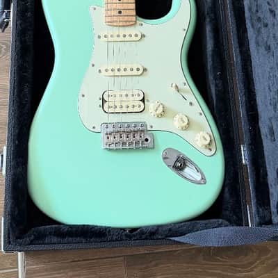 Fender American Performer Stratocaster HSS with Maple Fretboard 2018 - Present - Satin Surf Green image 4