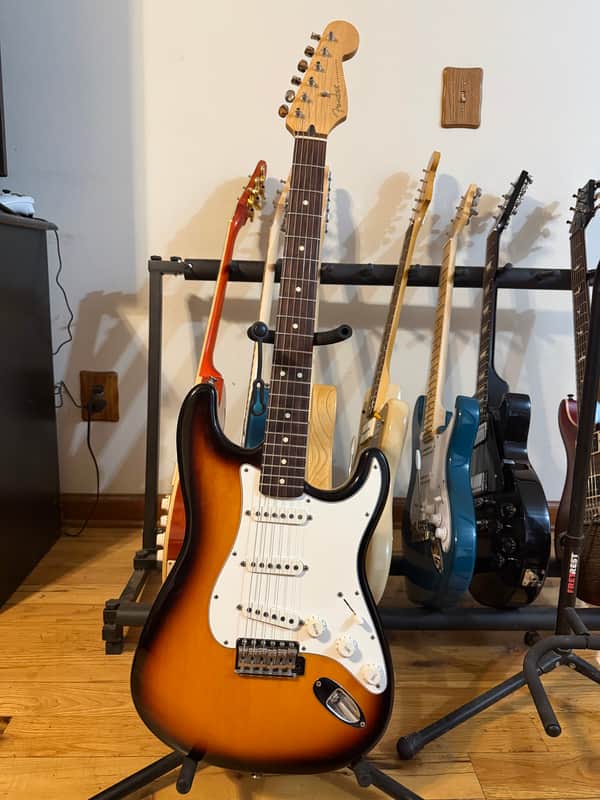 1996 Fender Pre- Jimmie Vaughan Tex-Mex Signature Stratocaster - 2-Color Sunburst image 1