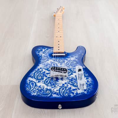 2025 Fender Limited Telecaster Indigo Paisley, Mint w/ Hangtags, Japan MIJ image 10