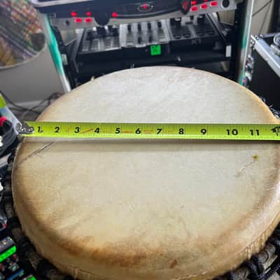Iroko wood from Ivory Coast Djembe Drum and Remo Case 12”head 7” port Remo case included - Natural image 11
