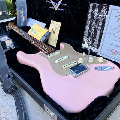 ♚MINT♚FENDER Custom Shop 50's JOURNEYMAN RELIC STRATOCASTER♚7.5 LBS !♚SHELL PINK image 2
