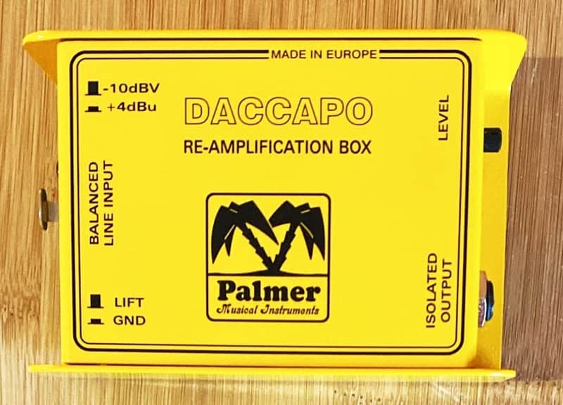 Palmer DACCAPO Re-Amplification Box – Excellent Condition + Cable image 1