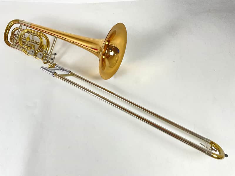 Used Holton TR-181 Bb/F/Gb/D Independent Bass Trombone (SN: 635070) image 1