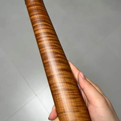 AAAAA Start Floyd nut Roasted flame Maple Electric Guitar Neck Radius 12inch Round stainless steel 22 frets Colored shells Inlay Radius: 12 inches image 14