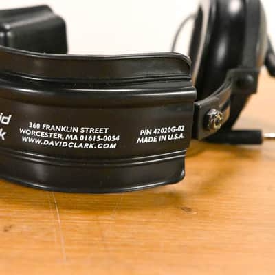 David Clark Single Ear, Over-The-Head Style Headset CG01YNC image 10
