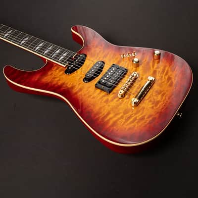 Kz Guitar Works SS-1 - Cherry Burst image 4