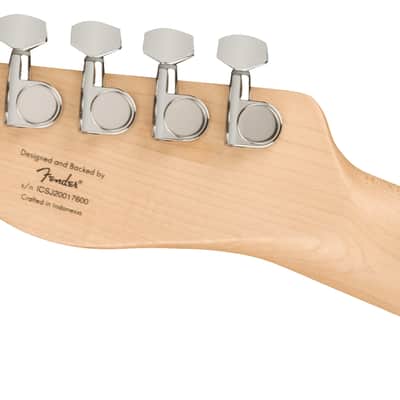 Squier Affinity Series Telecaster Maple FB Black Pickguard Butterscotch Blonde image 6