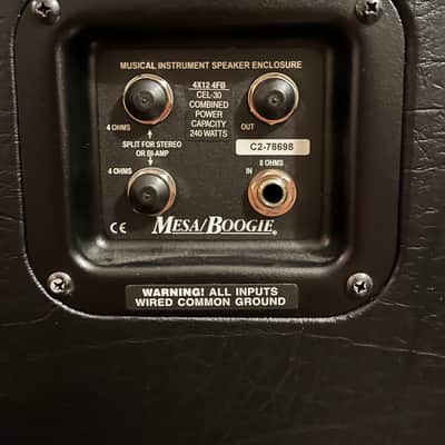 Mesa Boogie Rectifier Standard 4x12" Slant Guitar Speaker Cabinet image 3