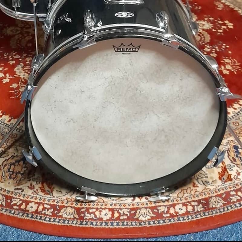 1960 s – 1970 s Slingerland 18-14-12 Black Sparkle Pearl Black…