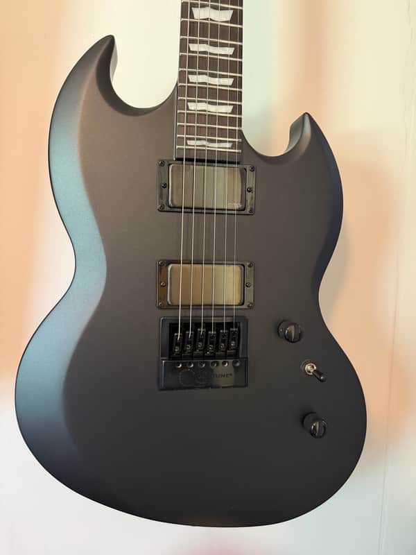 ESP LTD Viper-1000 Evertune 2022 - Present - Charcoal Metallic Satin image 1
