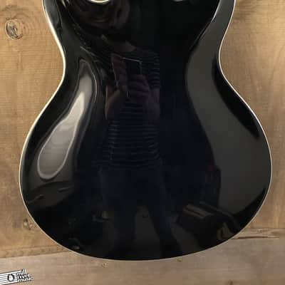 Indio by Monoprice Boardwalk 335-Style Semi-Hollow Charcoal w/ Bone Nut & Gig Bag image 6