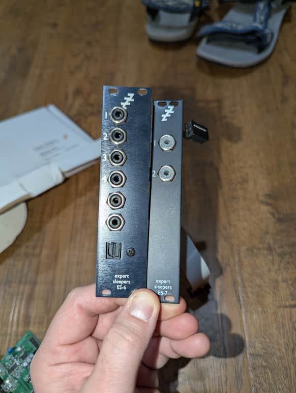 Expert Sleepers ES-6 CV / Lightpipe Interface Eurorack Synth Module 2017 - 2020 - Black image 1