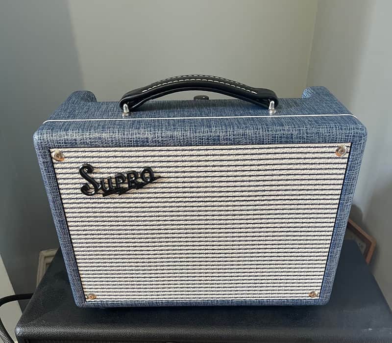 Supro 1606J '64 Super 5-Watt 1x8" Guitar Combo 2017 - Present - Blue Rhino image 1