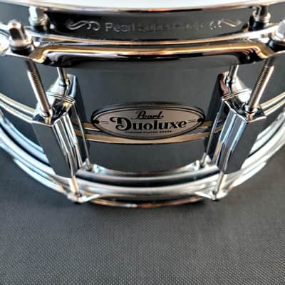 PEARL 14X6.5 DUOLUXE CHROME BRASS SNARE DRUM (CLEARENCE) image 2