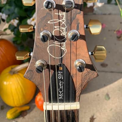 PRS McCarty 594 wood library Artist 10 top 2018 River Blue image 5