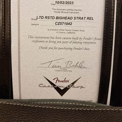 Fender Custom Shop Limited Edition Stratocaster Roasted "Big Head" Relic Aged Candy Apple Red image 25