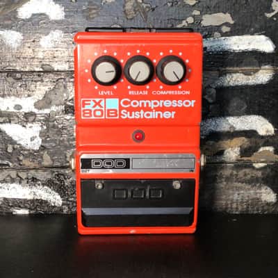 DOD Compressor Sustainer FX80B 1985 - 1996 - Red image 2