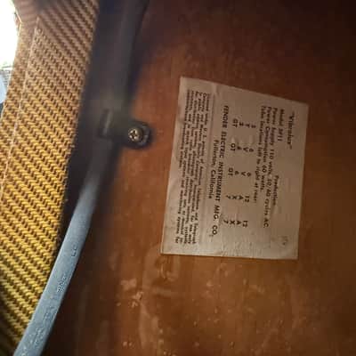 Fender Vibrolux 5F11 Narrow Panel 10-Watt 1x10" Guitar Combo 1960 - Tweed image 8