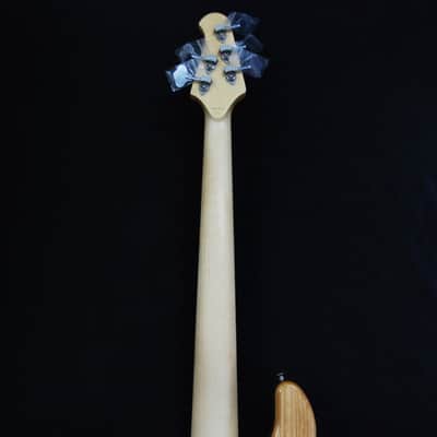 Lakland USA 55-94 Custom Deluxe Flame Redwood 5 String Bass #7565 image 7