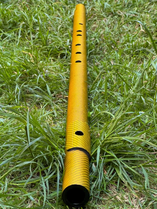 Golden D Bansuri / Low A Flute image 1