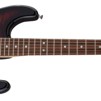 Charvel MJ San Dimas Style 1 HSH FR PF QM, Midnight Glow image 5