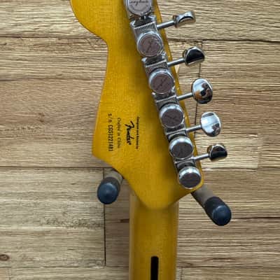 Squier Classic Vibe 50’s FSR Stratocaster - Candy Apple Red w/matching headstock -Upgraded tuners and pickups + sc image 16