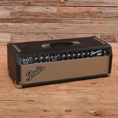 Fender Black Panel Showman 2-Channel 85-Watt Guitar Amp Head 1965 image 1